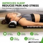 Akupunktūrinis kilimėlis TUNTURI ACUPRESSURE MAT AND PILLOW BLACK 1 Akupunktūrinis kilimėlis TUNTURI ACUPRESSURE MAT AND PILLOW BLACK 1