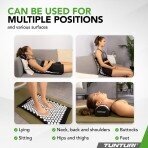 Akupunktūrinis kilimėlis TUNTURI ACUPRESSURE MAT AND PILLOW BLACK 3 Akupunktūrinis kilimėlis TUNTURI ACUPRESSURE MAT AND PILLOW BLACK 3