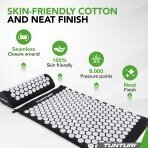 Akupunktūrinis kilimėlis TUNTURI ACUPRESSURE MAT AND PILLOW BLACK 4 Akupunktūrinis kilimėlis TUNTURI ACUPRESSURE MAT AND PILLOW BLACK 4