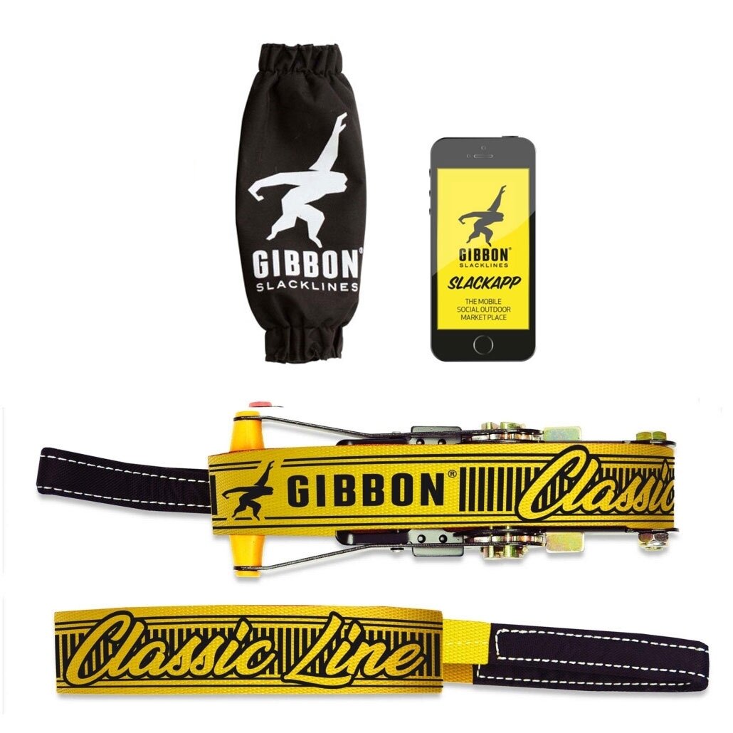 Balansinė juosta Slackline Gibbon Classic Line XL 25m/5cm 2