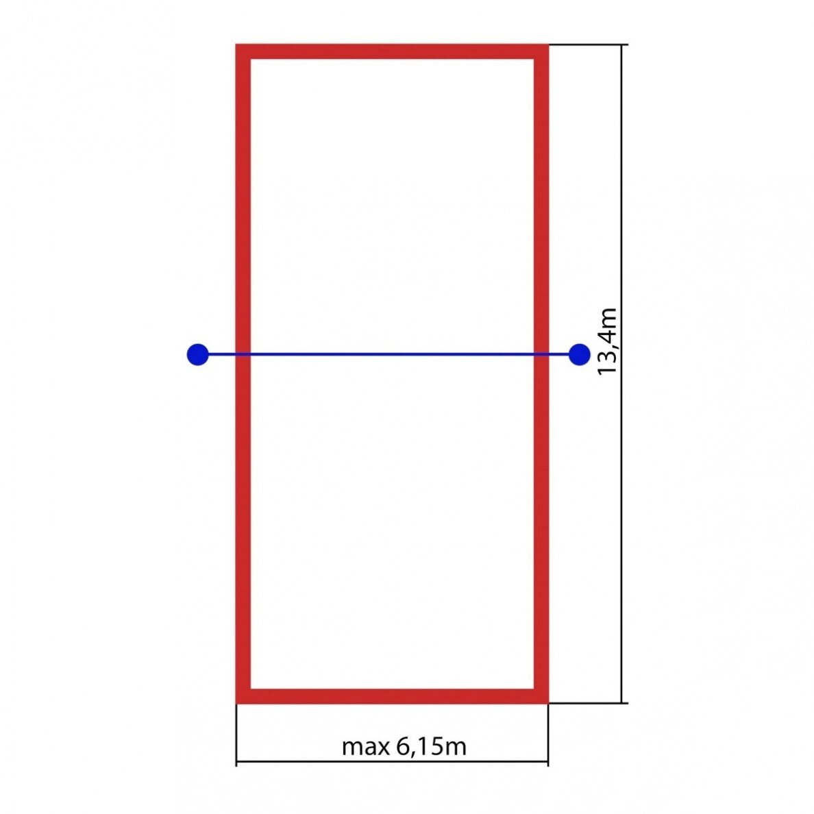 Badmintono žymėjimo juosta 1 Badmintono žymėjimo juosta 1