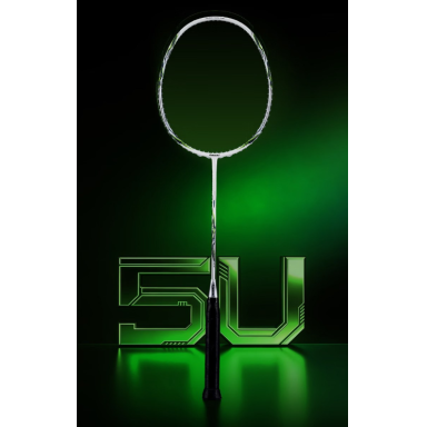 Badmintono raketė Kawasaki Passion GZ-20 White/Green 5u (sustyguota)