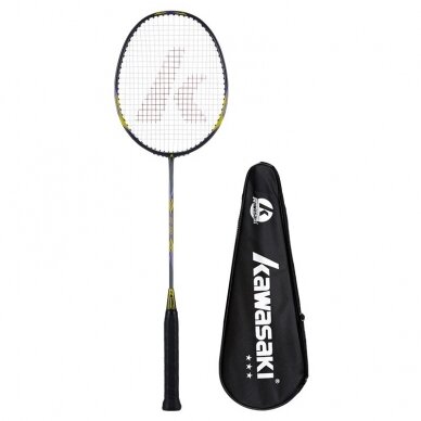 Badmintono raketė Kawasaki KC 100 Yelow Badmintono raketė Kawasaki KC 100 Yelow