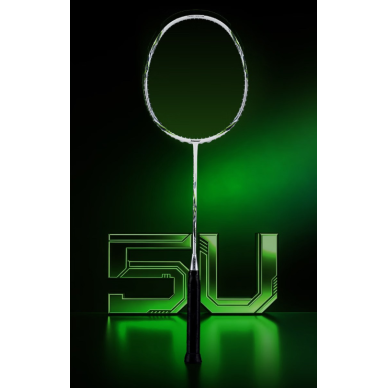 Badmintono raketė Kawasaki Passion GZ-20 White/Green 5u (sustyguota)