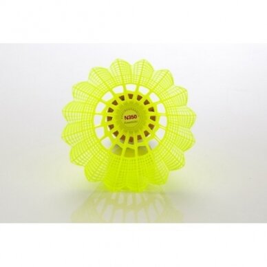 Badmintono skraidukai Kawasaki Nylon N350 (6vnt./pak.) 1 Badmintono skraidukai Kawasaki Nylon N350 (6vnt./pak.) 1