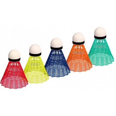 Badmintono skrajukės AVENTO 46SA PVC 5vnt Badmintono skrajukės AVENTO 46SA PVC 5vnt