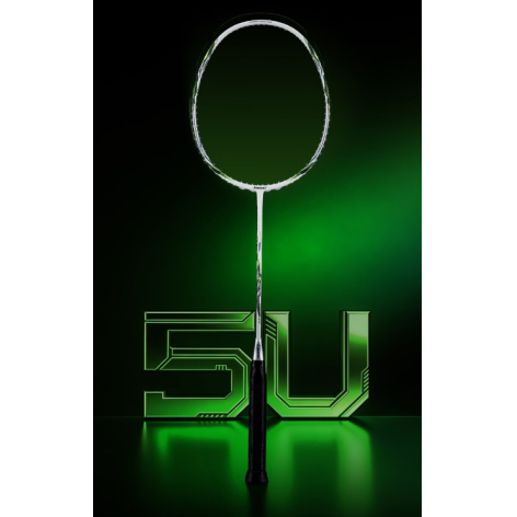 Badmintono raketė Kawasaki Passion GZ-20 White/Green 5u (sustyguota)