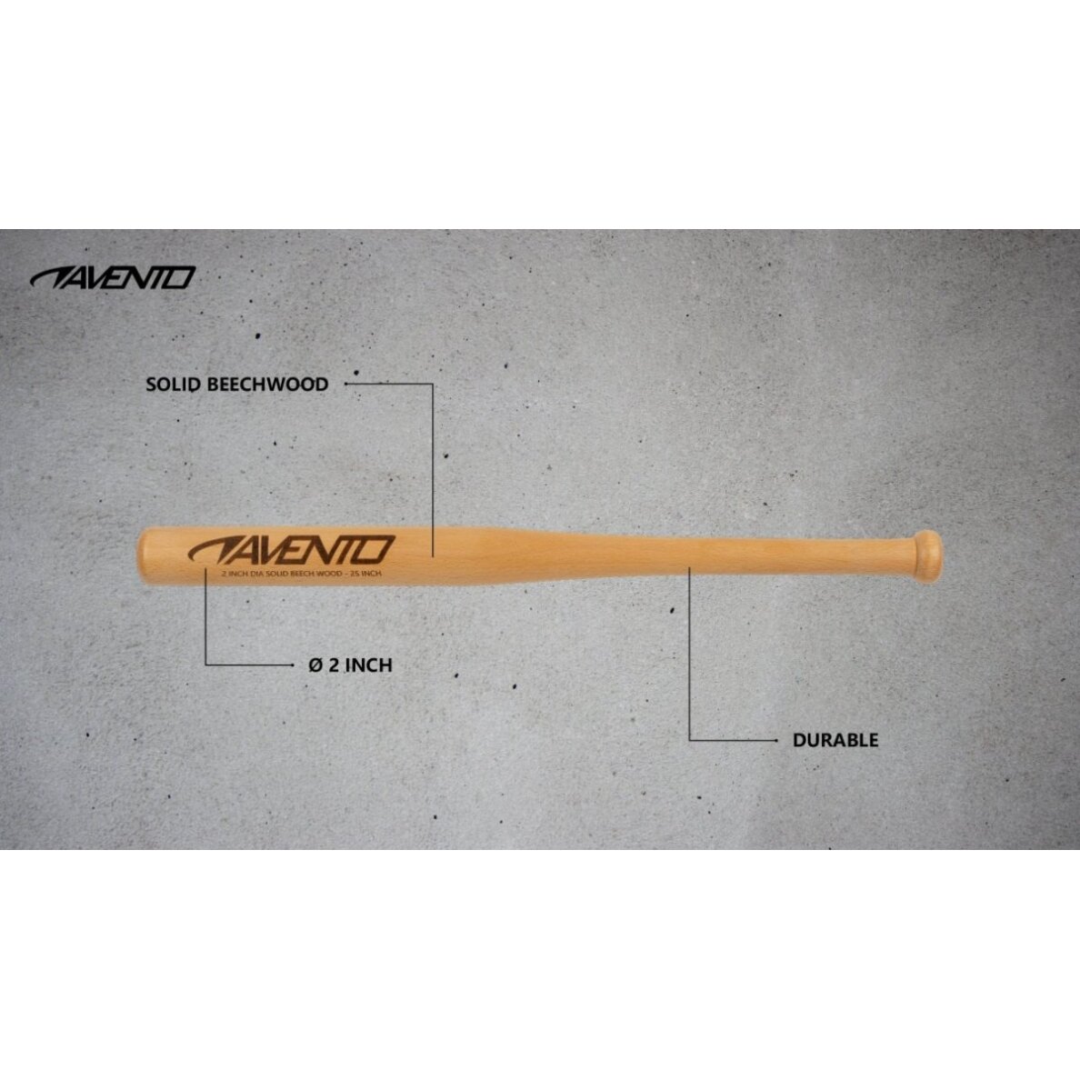 Beisbolo lazda med AVENTO 47AL 63cm Brown 2 Beisbolo lazda med AVENTO 47AL 63cm Brown 2