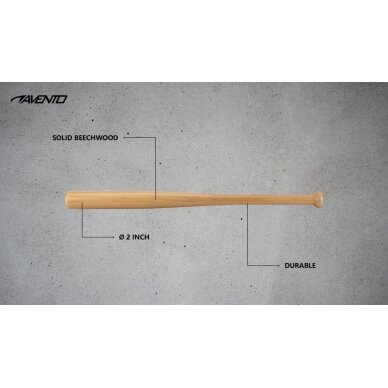 Beisbolo lazda med AVENTO 47AK 63cm Brown 3
