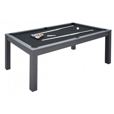 Biliardo stalas GARLANDO MIAMI Grey Oak su priedais Biliardo stalas GARLANDO MIAMI Grey Oak su priedais