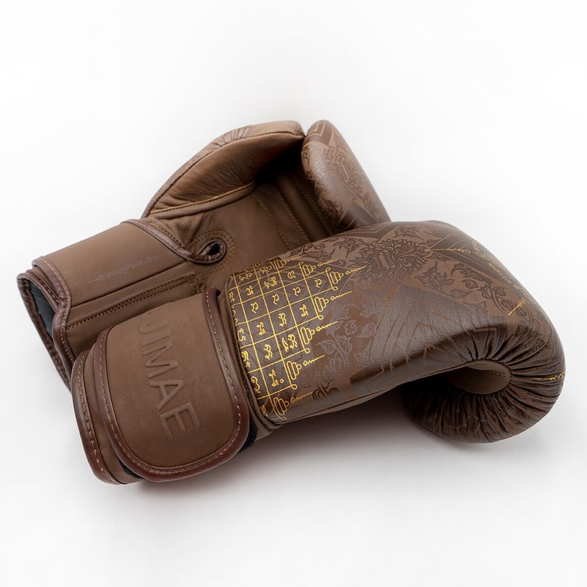 BOKSO PIRŠTINĖS Fujimae SakYant II Leather Brown/Gold 12oz 2