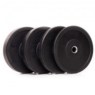 Bumper Plate svarmenų rinkinys 100kg PROVE Bumper Plate svarmenų rinkinys 100kg PROVE