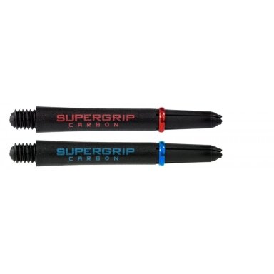 Darts koteliai SUPERGRIP CARBON Midi 40mm 3vnt asort.