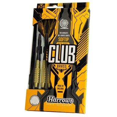 Harrows Club Brass softip strėlytės, 14 gDarts strėlytės softip CLUB BRASS 3x14gK