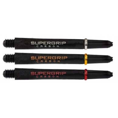 Darts koteliai SUPERGRIP CARBON Medi 47mm 3vnt asort. Darts koteliai SUPERGRIP CARBON Medi 47mm 3vnt asort.