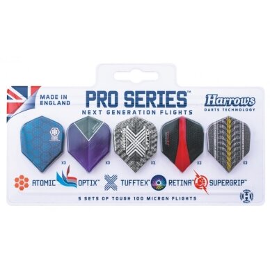 Darts sparneliai PRO SERIES 5x3vnt Darts sparneliai PRO SERIES 5x3vnt