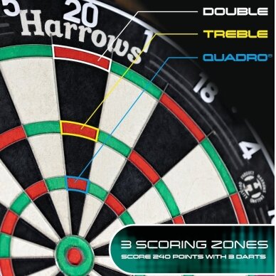 Darts taikinys QUADRO 240 4