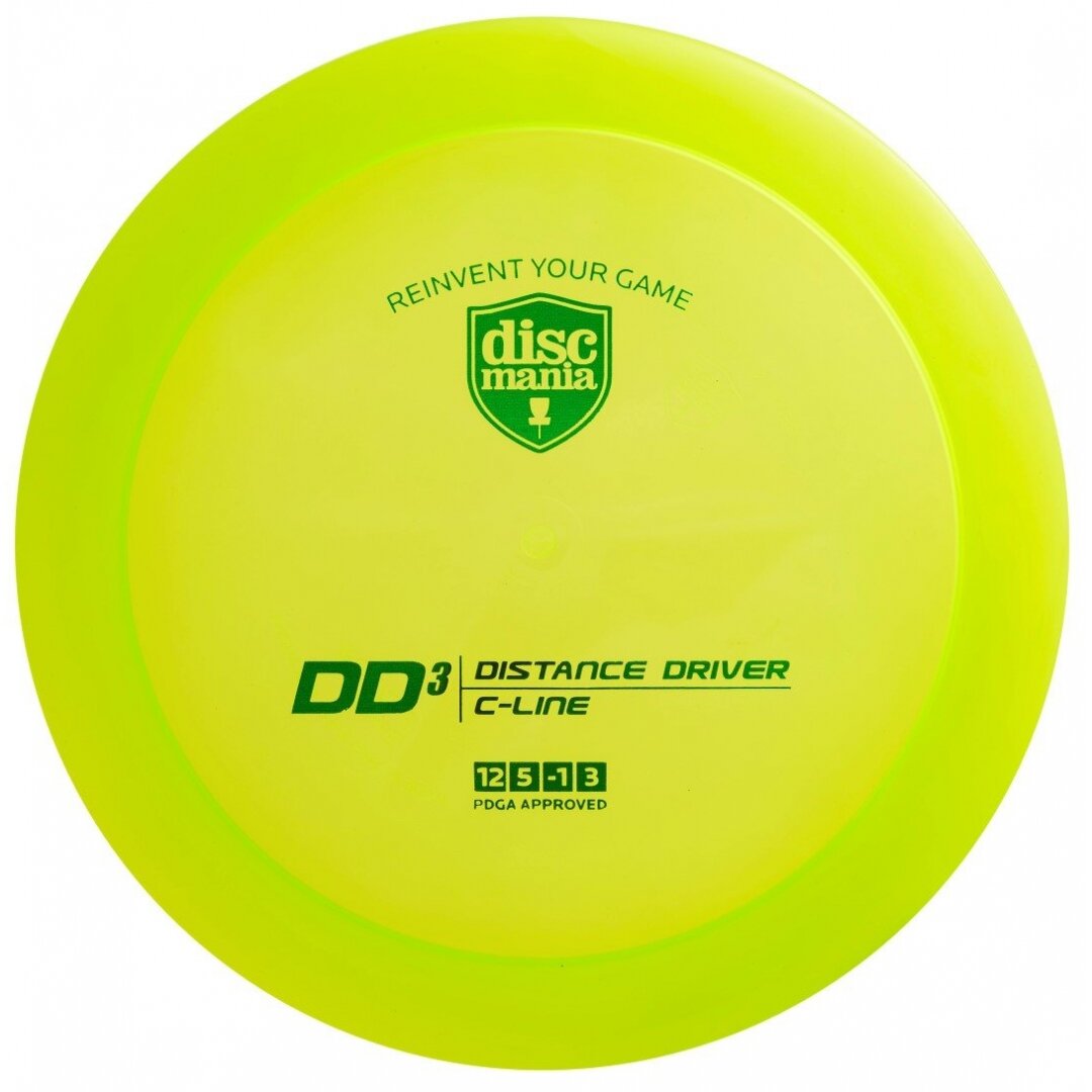 Diskgolfo diskas Distance Driver C-LINE DD3 Green 1 Diskgolfo diskas Distance Driver C-LINE DD3 Green 1