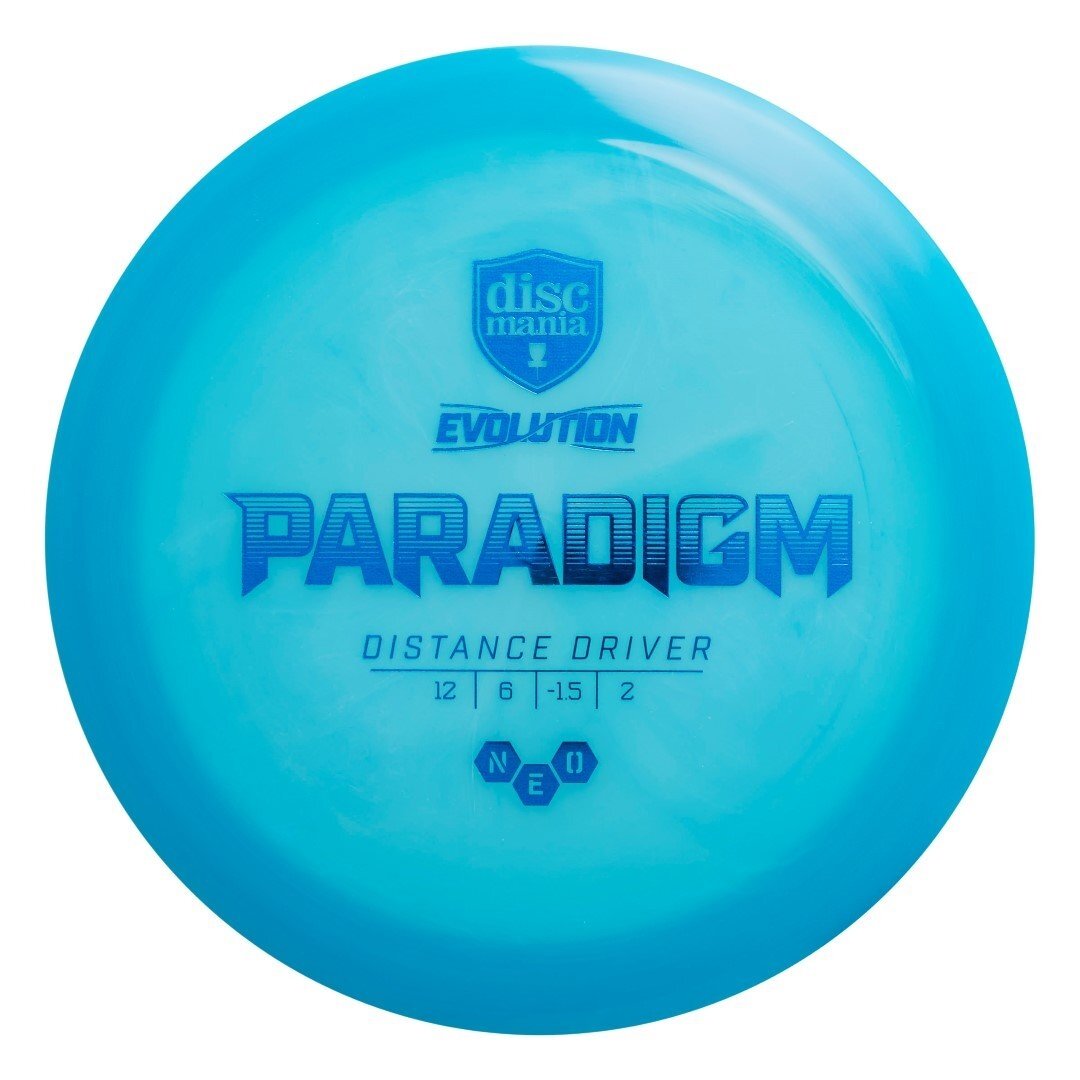 Diskgolfo diskas Distance Driver NEO PARADIGM Evolution Blue 1 Diskgolfo diskas Distance Driver NEO PARADIGM Evolution Blue 1