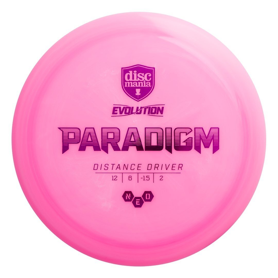 Diskgolfo diskas Distance Driver NEO PARADIGM Evolution Pink 1 Diskgolfo diskas Distance Driver NEO PARADIGM Evolution Pink 1