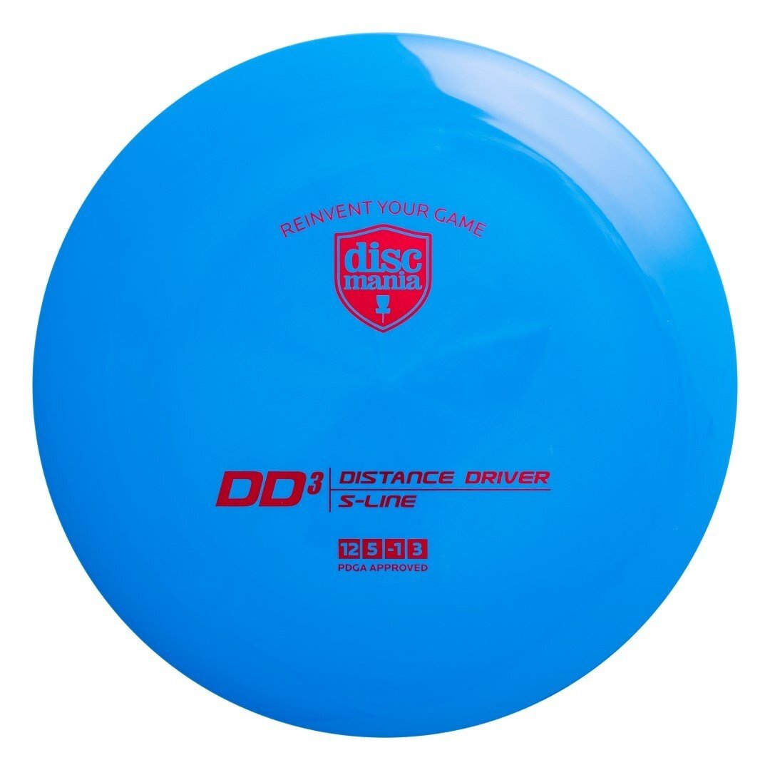 Diskgolfo diskas Distance Driver S-LINE DD3 blue 1 Diskgolfo diskas Distance Driver S-LINE DD3 blue 1