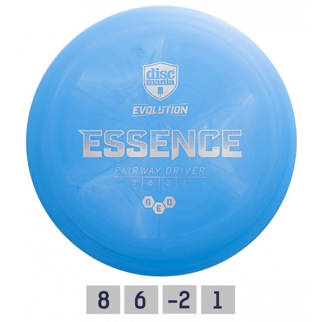 Diskgolfo diskas Fairway Driver GEO ESSENCE Evolution Blue Diskgolfo diskas Fairway Driver GEO ESSENCE Evolution Blue