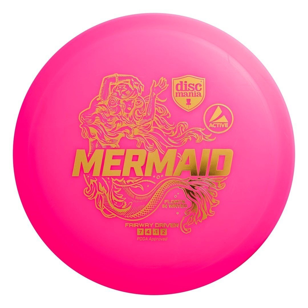 Diskgolfo diskas Fairway Driver MERMAID neskęstantis Pink 1 Diskgolfo diskas Fairway Driver MERMAID neskęstantis Pink 1