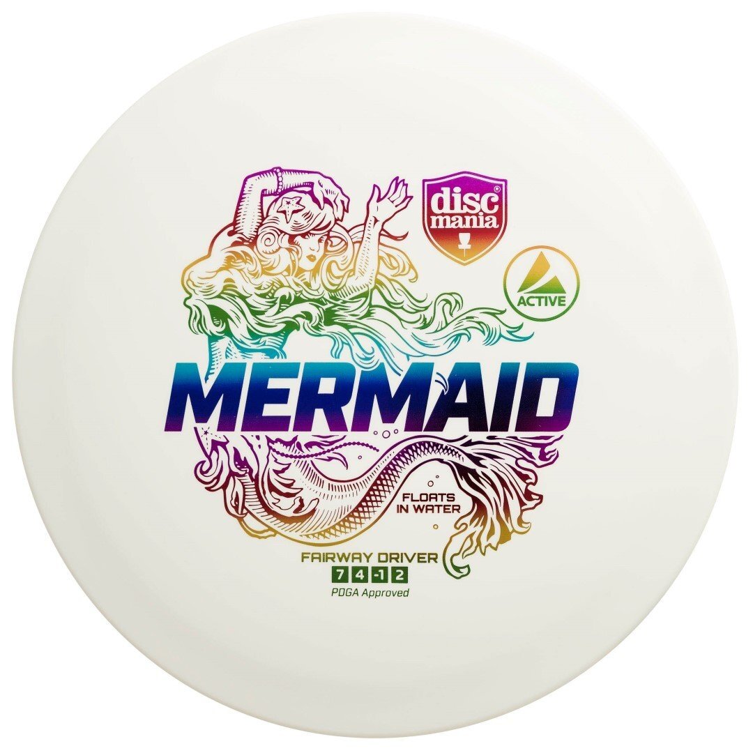 Diskgolfo diskas Fairway Driver MERMAID neskęstantis White 1