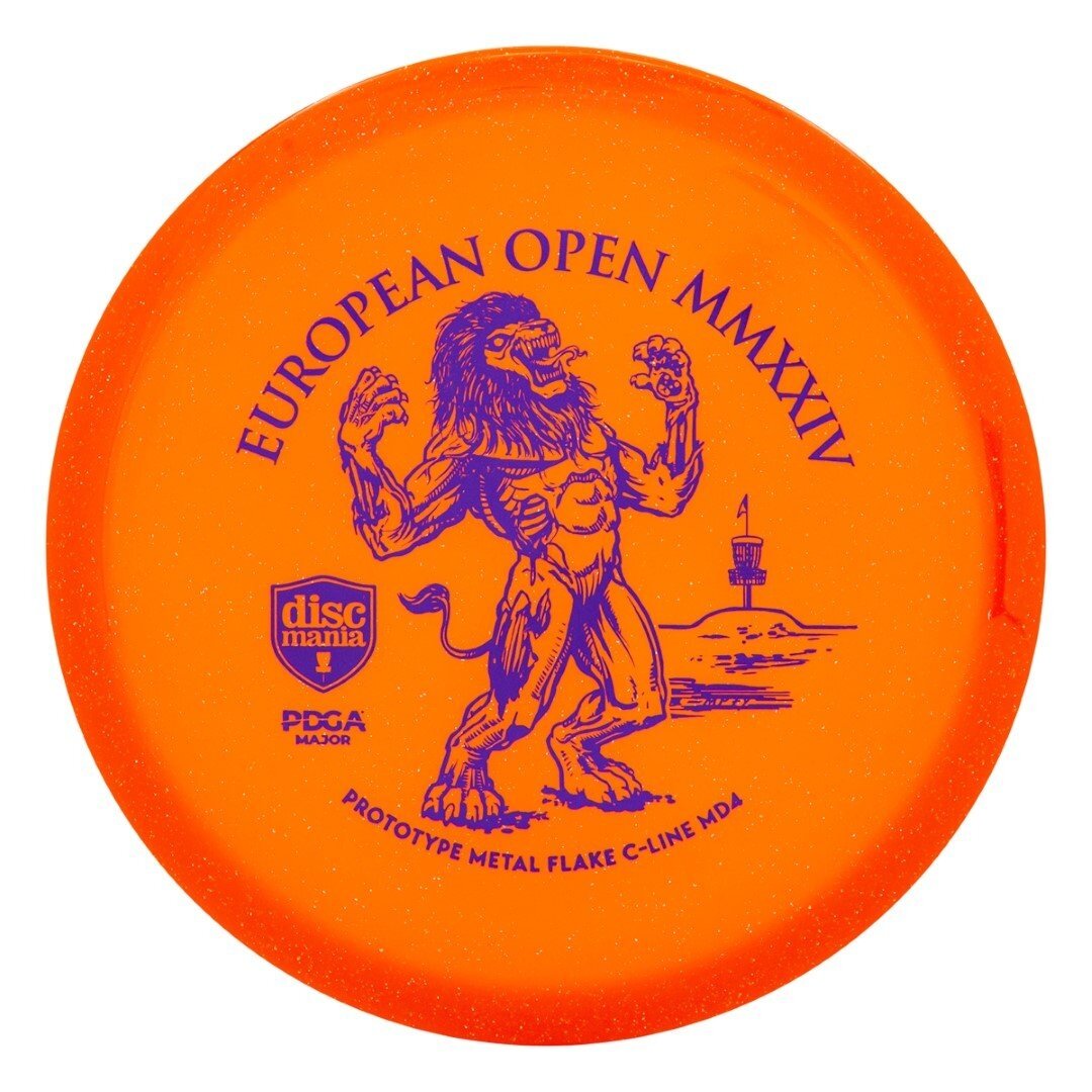 Diskgolfo diskas Midrange Driver C-LINE Metalflake MD4 Orange 1 Diskgolfo diskas Midrange Driver C-LINE Metalflake MD4 Orange 1