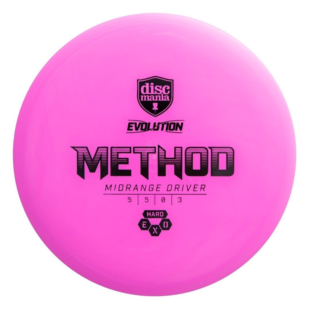 Diskgolfo diskas Midrange Driver HARD EXO METHOD Evolution Pink 1 Diskgolfo diskas Midrange Driver HARD EXO METHOD Evolution Pink 1