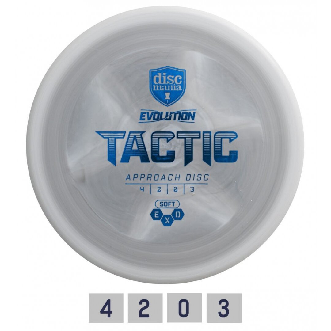 Diskgolfo diskas Midrange Driver SOFT EXO TACTIC Evolution Grey