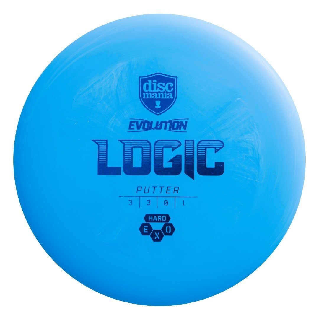 Diskgolfo diskas Putter HARD EXO LOGIC Evolution Blue 1 Diskgolfo diskas Putter HARD EXO LOGIC Evolution Blue 1