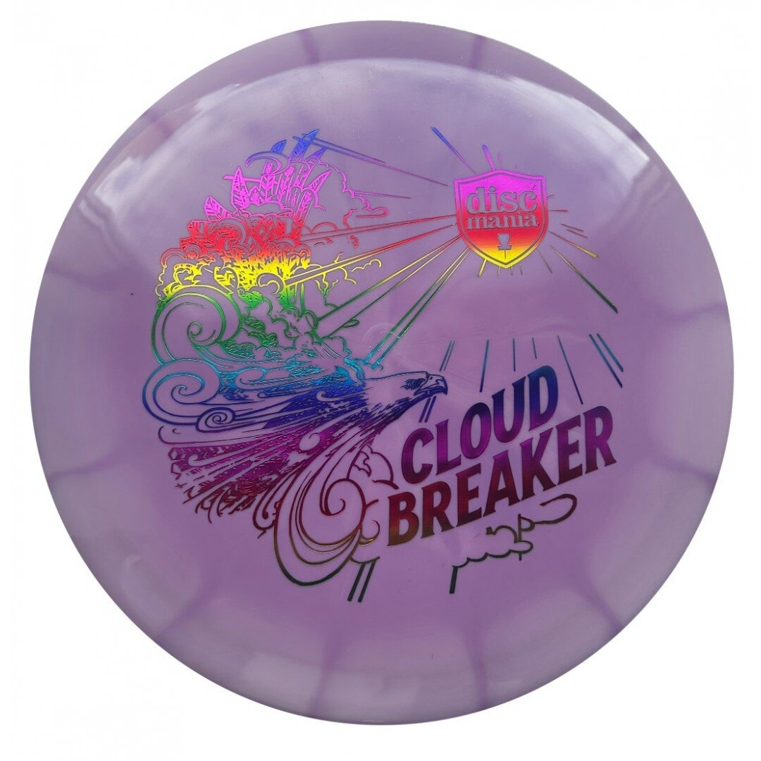 Diskgolfo diskas Putter LUX VAPOR Cloud Breaker Purple/White 1 Diskgolfo diskas Putter LUX VAPOR Cloud Breaker Purple/White 1