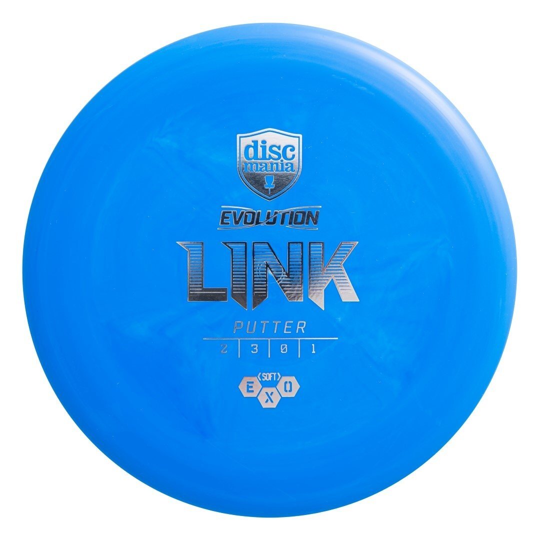 Diskgolfo diskas Putter SOFT EXO LINK Evolution Blue 1 Diskgolfo diskas Putter SOFT EXO LINK Evolution Blue 1