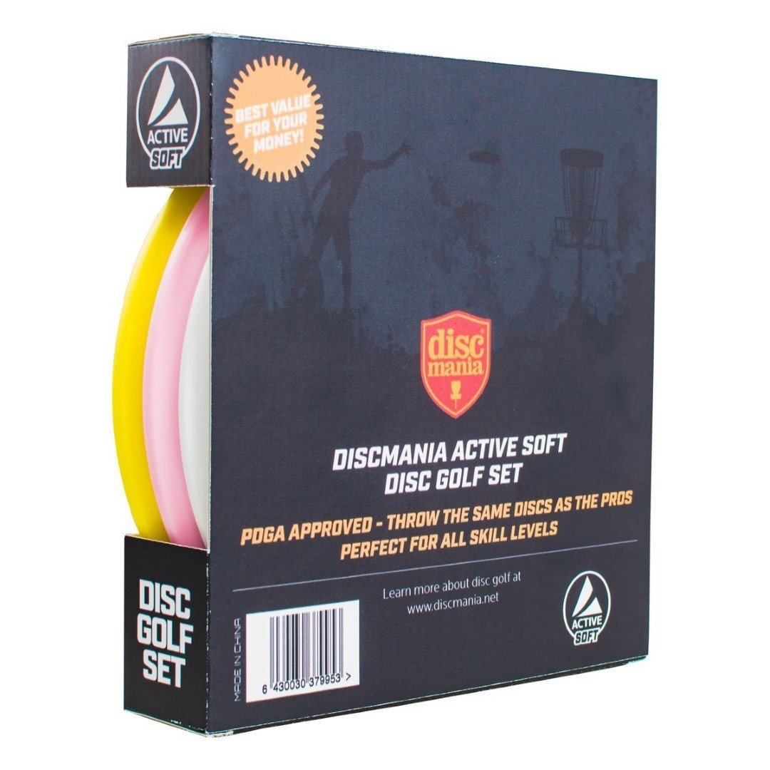 Diskgolfo diskų rinkinys Active 3 Soft Disc Set 1