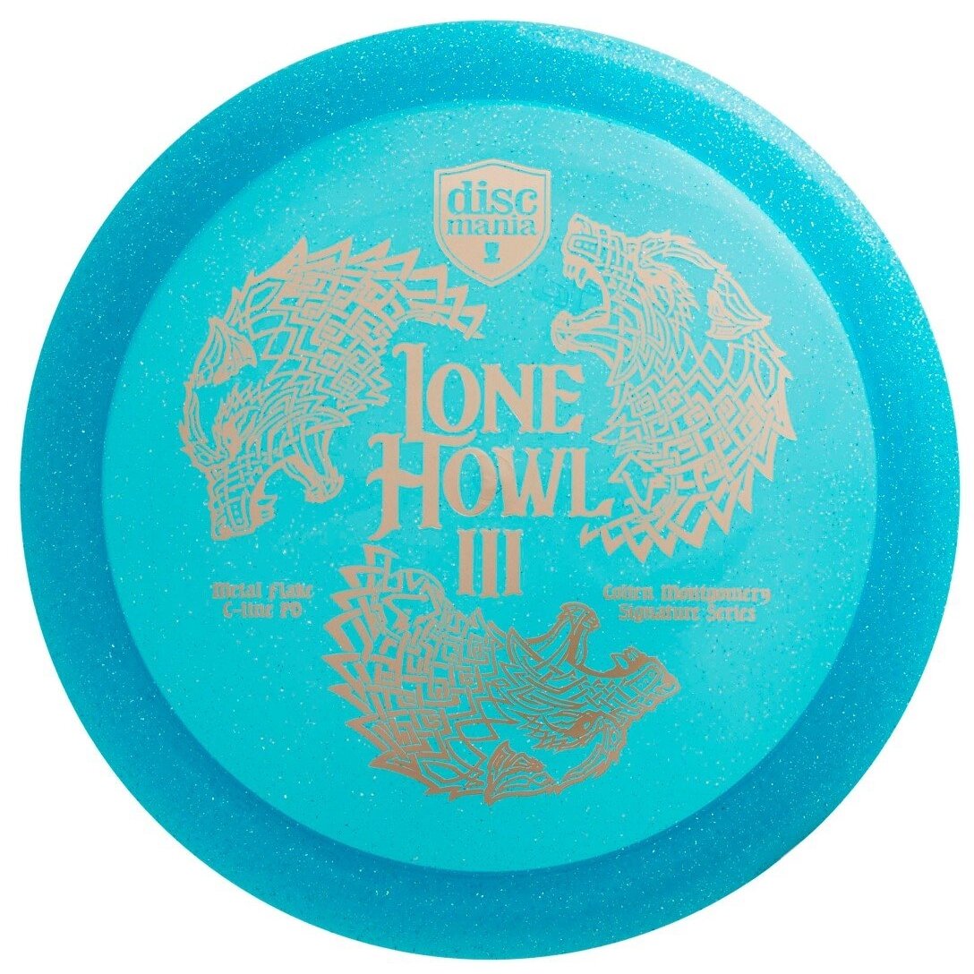 Diskgolfo diskas Distance Driver C-LINE PD Lone Howl 3 Blue 1