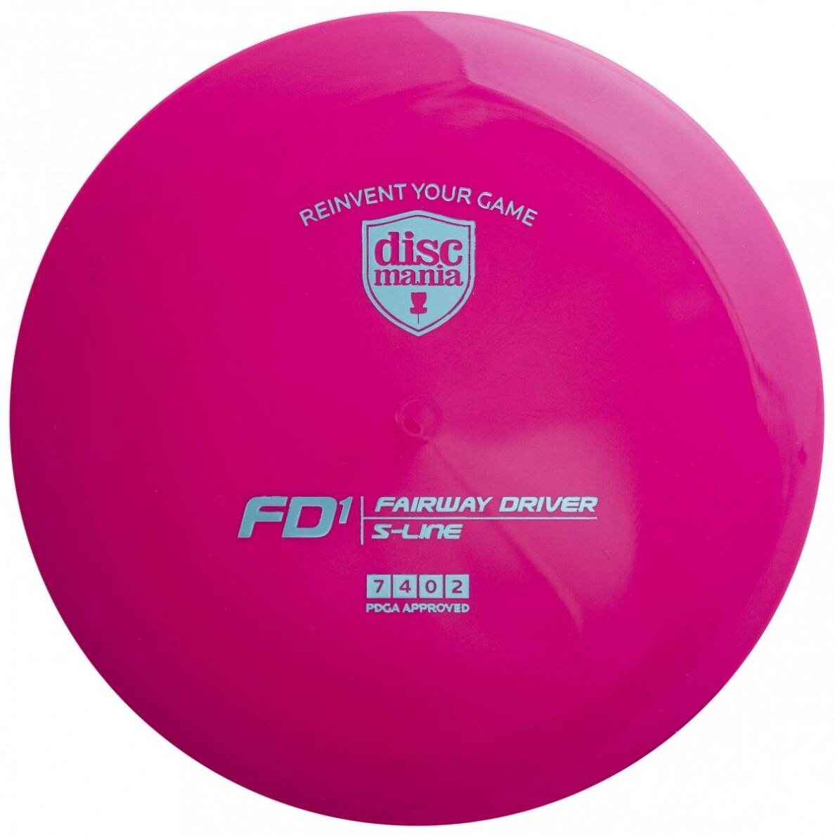 Diskgolfo diskas DISCMANIA Fairway Driver S-Line FD1 Pink 1 Diskgolfo diskas DISCMANIA Fairway Driver S-Line FD1 Pink 1