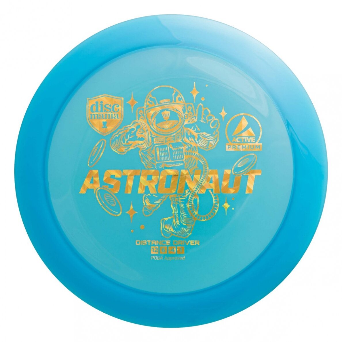 Diskgolfo diskas Distance Driver ASTRONAUT Active Premium Blue 1 Diskgolfo diskas Distance Driver ASTRONAUT Active Premium Blue 1