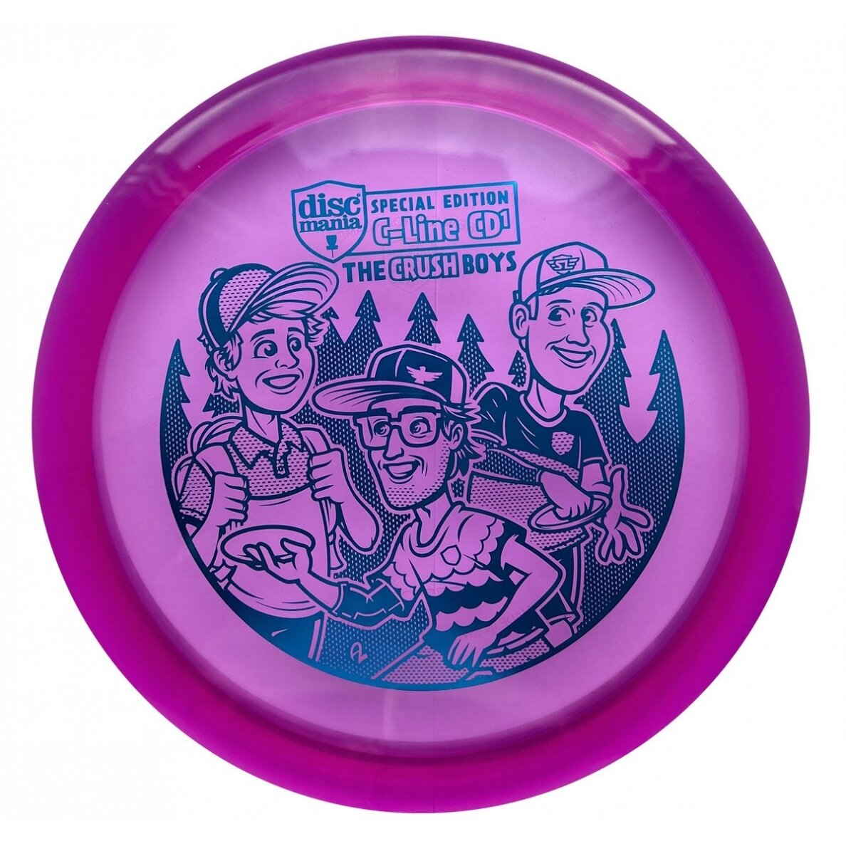 Diskgolfo diskas Distance Driver C-LINE CD1 CRUSHBOYS Purple 1 Diskgolfo diskas Distance Driver C-LINE CD1 CRUSHBOYS Purple 1