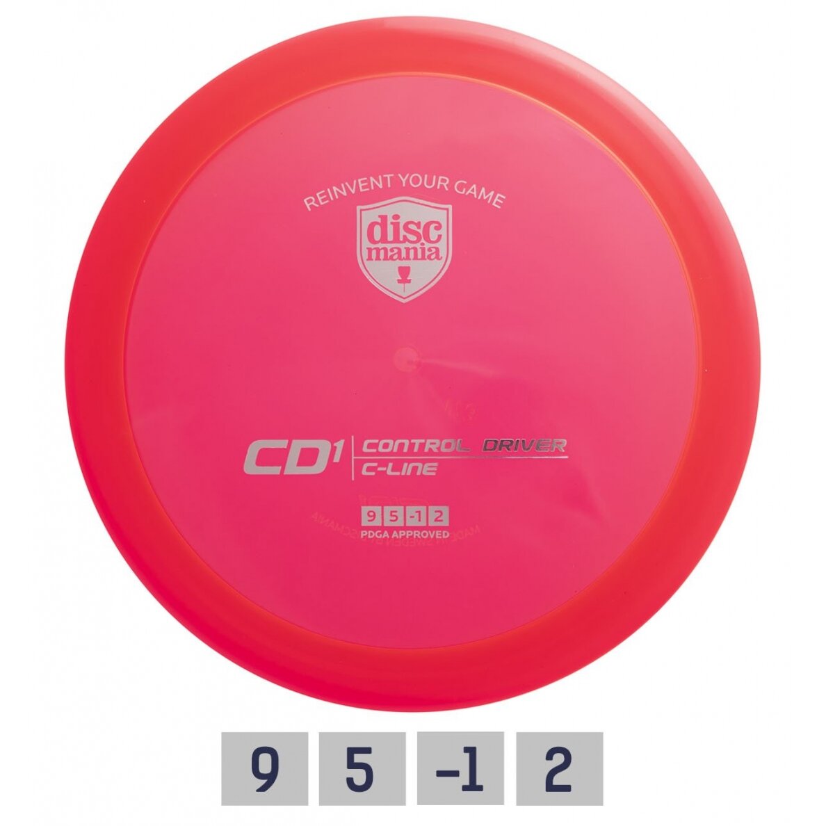 Diskgolfo diskas Distance Driver C-LINE CD1 Red Diskgolfo diskas Distance Driver C-LINE CD1 Red