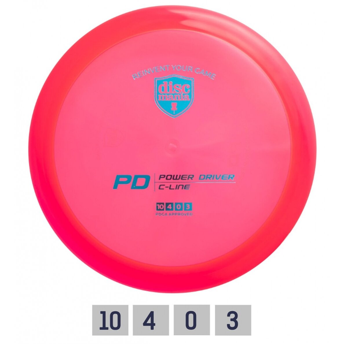 Diskgolfo diskas Distance Driver C-LINE PD Pink Diskgolfo diskas Distance Driver C-LINE PD Pink
