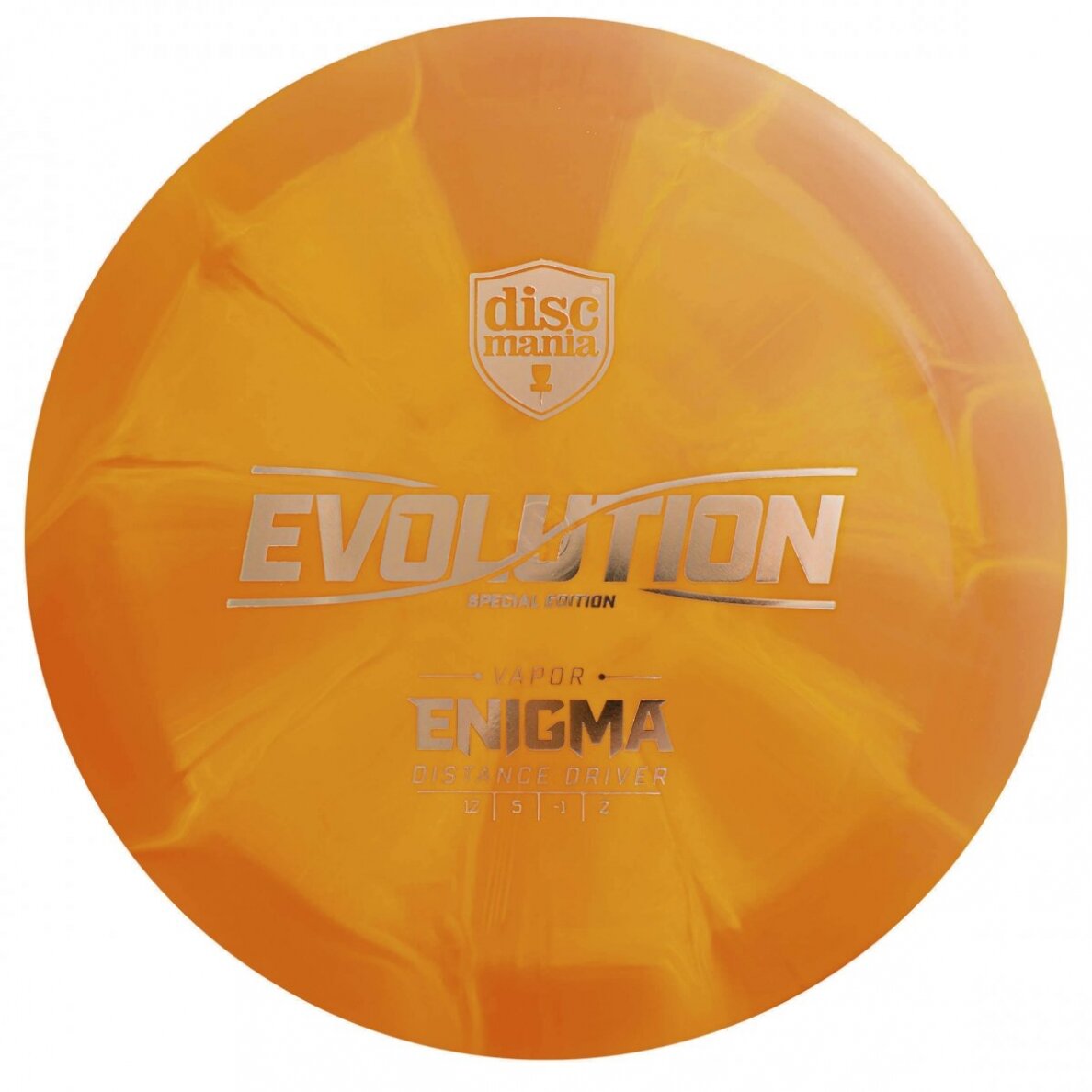 Diskgolfo diskas Distance Driver Lux Vapor ENIGMA Evolution Orange 1 Diskgolfo diskas Distance Driver Lux Vapor ENIGMA Evolution Orange 1