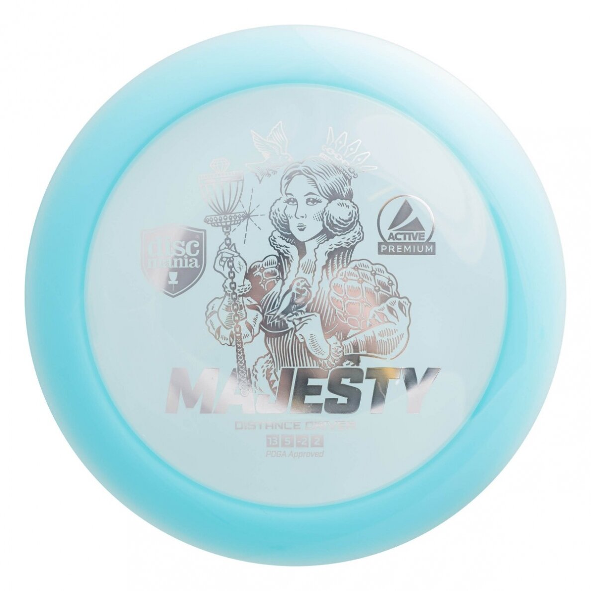 Diskgolfo diskas Distance Driver MAJESTY Active Premium Blue 1 Diskgolfo diskas Distance Driver MAJESTY Active Premium Blue 1