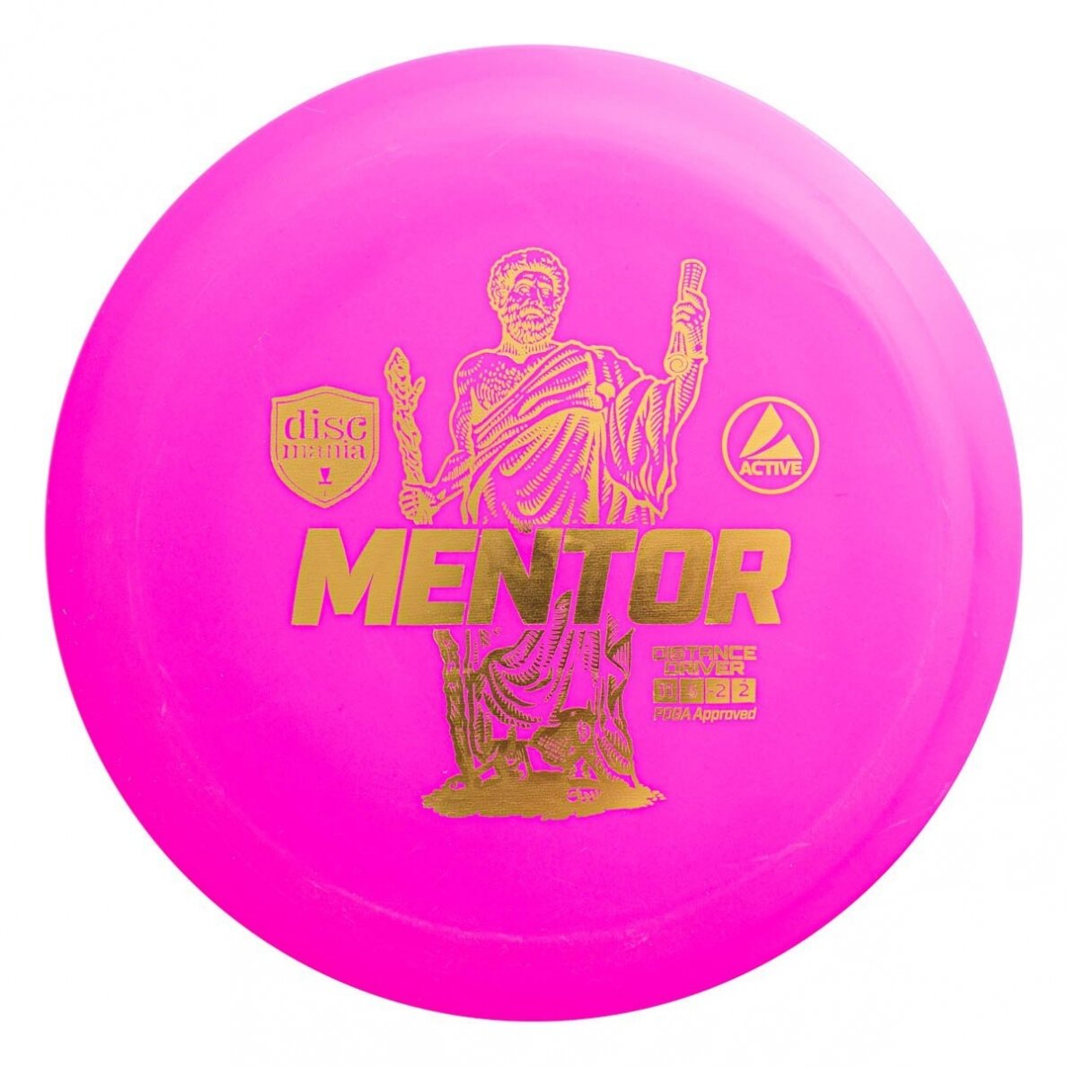 Diskgolfo diskas Distance Driver MENTOR Active Pink 1 Diskgolfo diskas Distance Driver MENTOR Active Pink 1