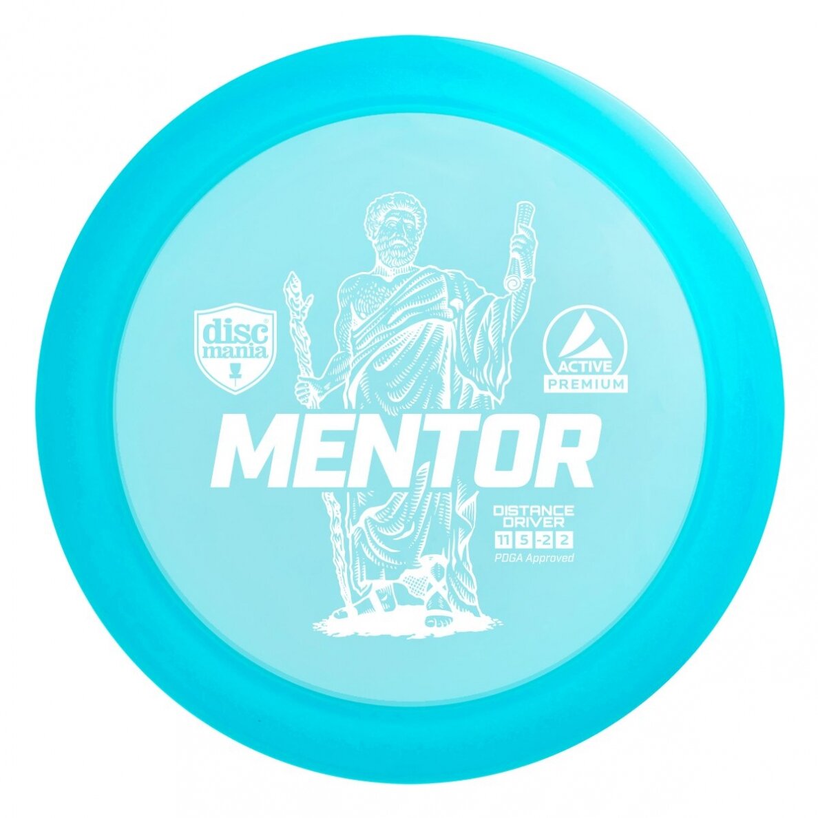 Diskgolfo diskas Distance Driver MENTOR Active Premium Blue 1 Diskgolfo diskas Distance Driver MENTOR Active Premium Blue 1