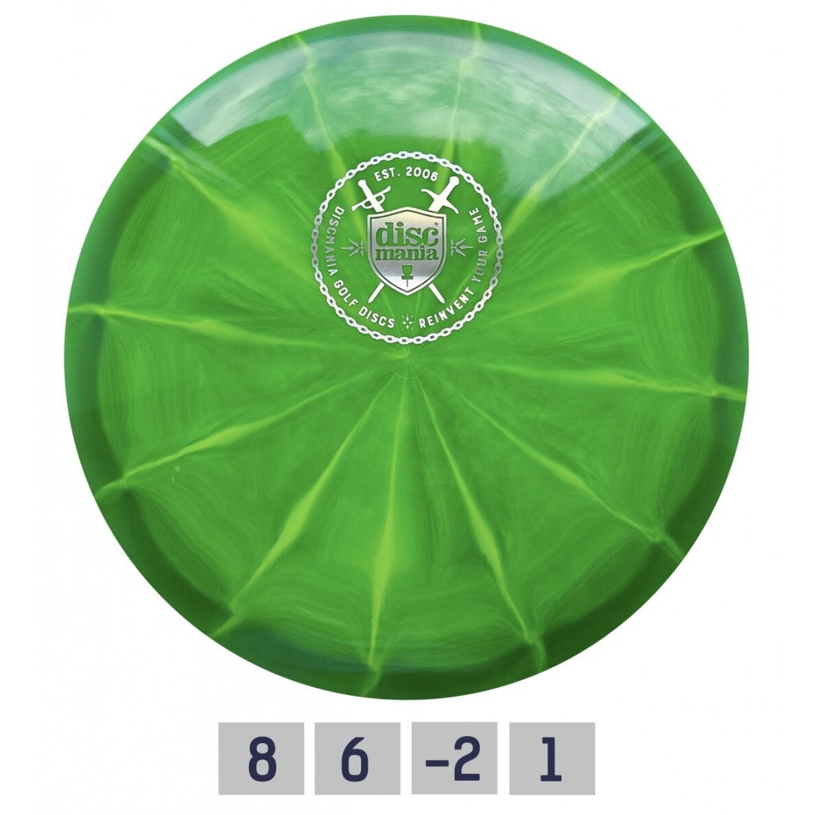 Diskgolfo diskas Fairway Driver 5 Lux Vapor Essence Green Diskgolfo diskas Fairway Driver 5 Lux Vapor Essence Green