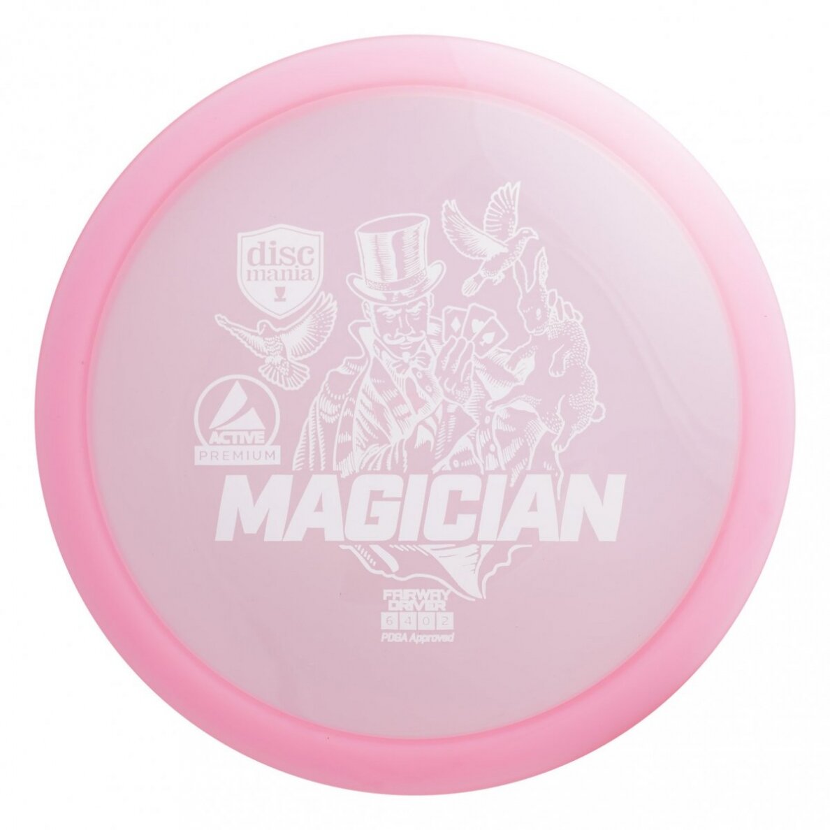 Diskgolfo diskas Fairway Driver MAGICIAN Active Premium Pink 1 Diskgolfo diskas Fairway Driver MAGICIAN Active Premium Pink 1