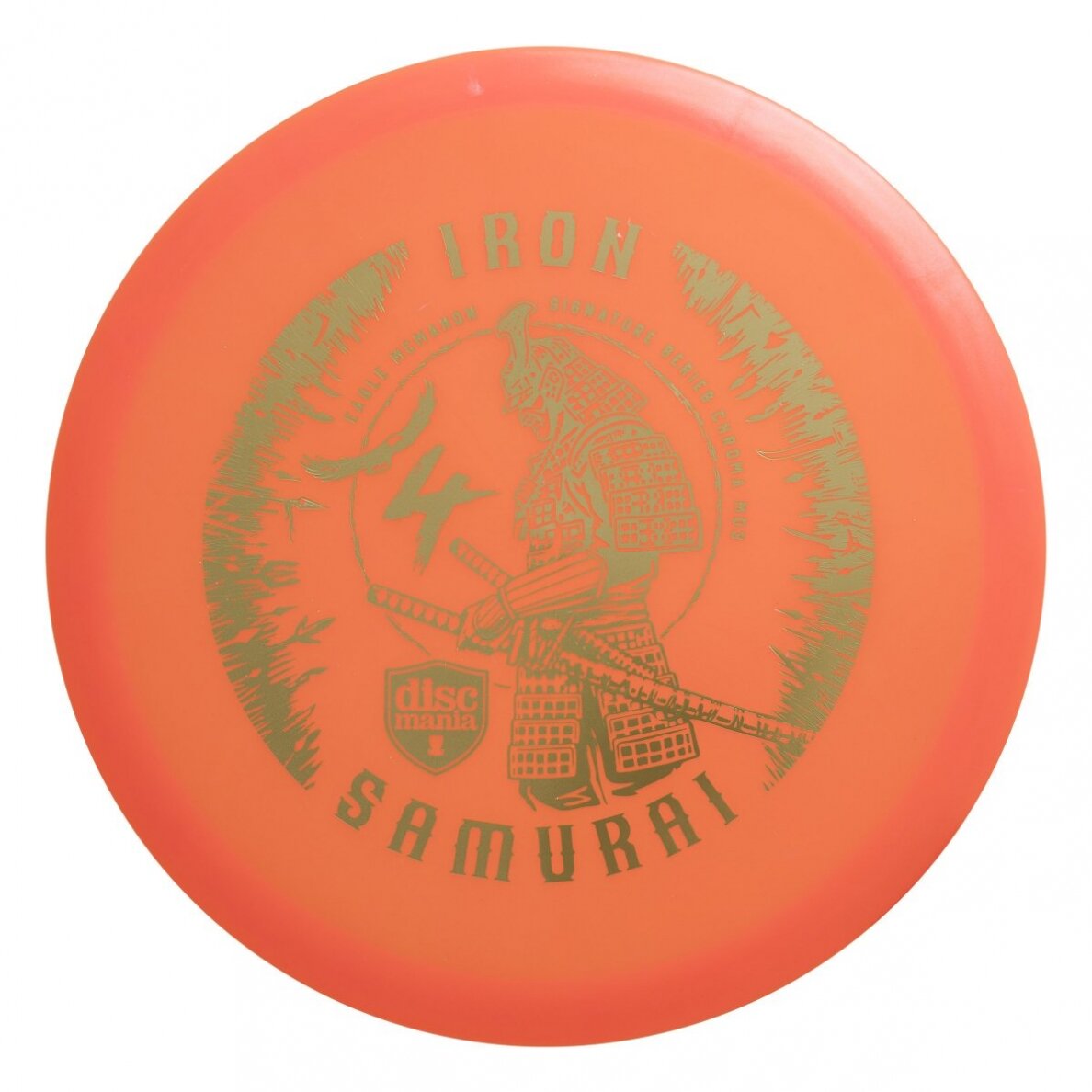 Diskgolfo diskas Midrange Driver C-LINE MD3 Iron Samurai 4 Orange 1