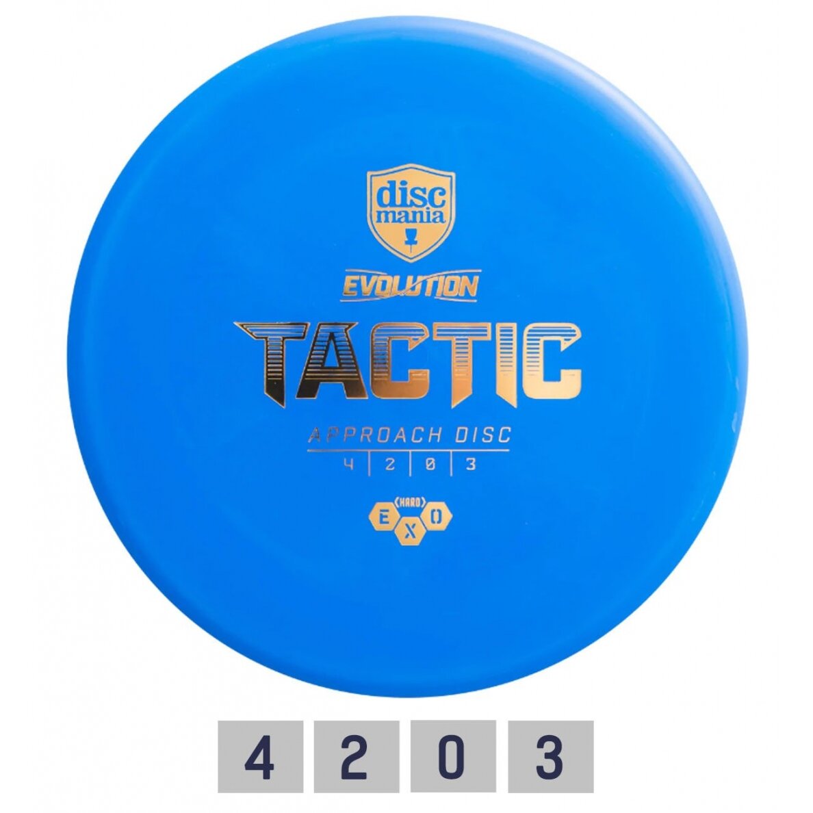 Diskgolfo diskas Midrange Driver HARD EXO TACTIC Evolution Light blue Diskgolfo diskas Midrange Driver HARD EXO TACTIC Evolution Light blue
