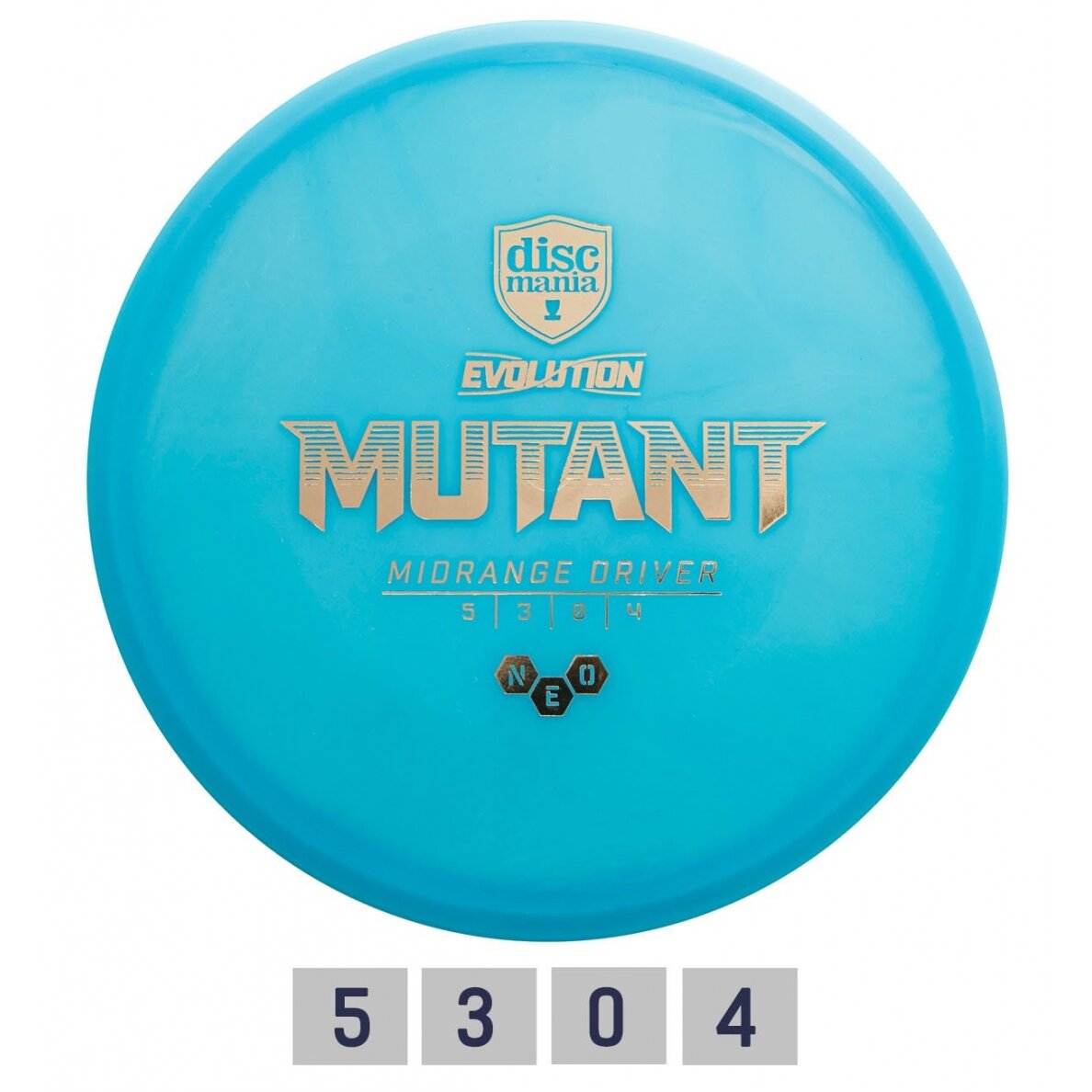 Diskgolfo diskas Midrange Driver NEO MUTANT Evolution Blue Diskgolfo diskas Midrange Driver NEO MUTANT Evolution Blue